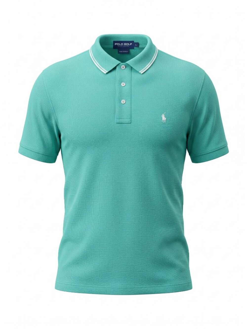 Vintage Polo Golf Ralph Lauren Men’s Aqua Green Polo Shirt L
